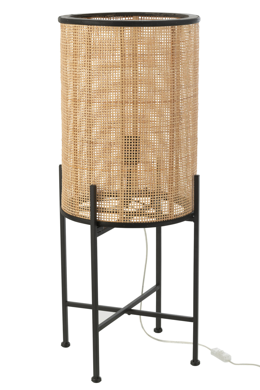 J-Line Belvivere Staande Lamp Clear Bamboo