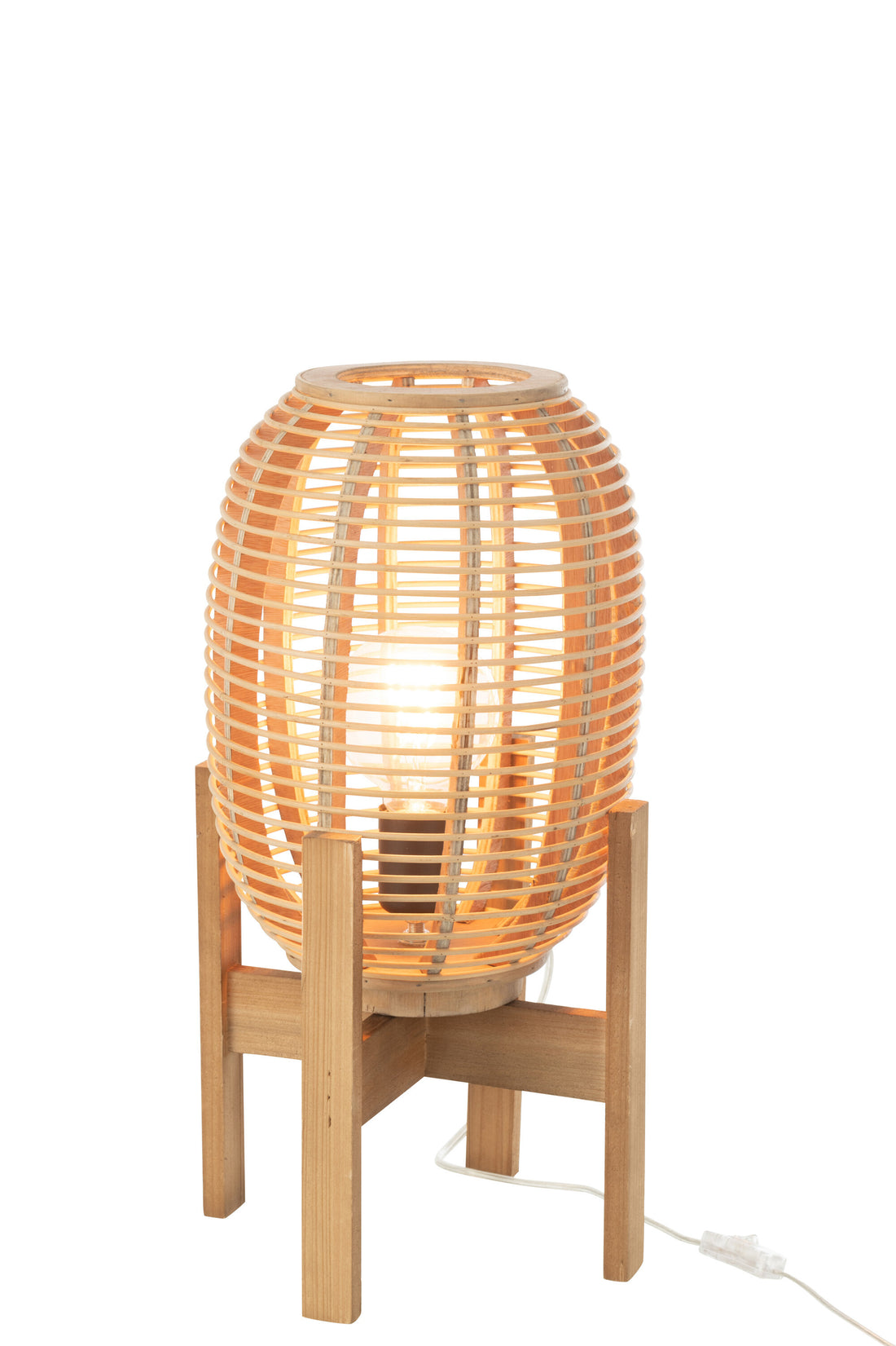 J-Line Lampstatief Noa Wd/Bamb Nat S