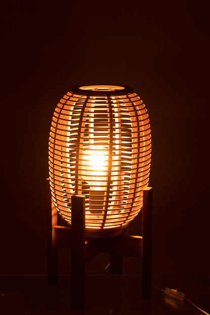 J-Line Lampstatief Noa Wd/Bamb Nat S