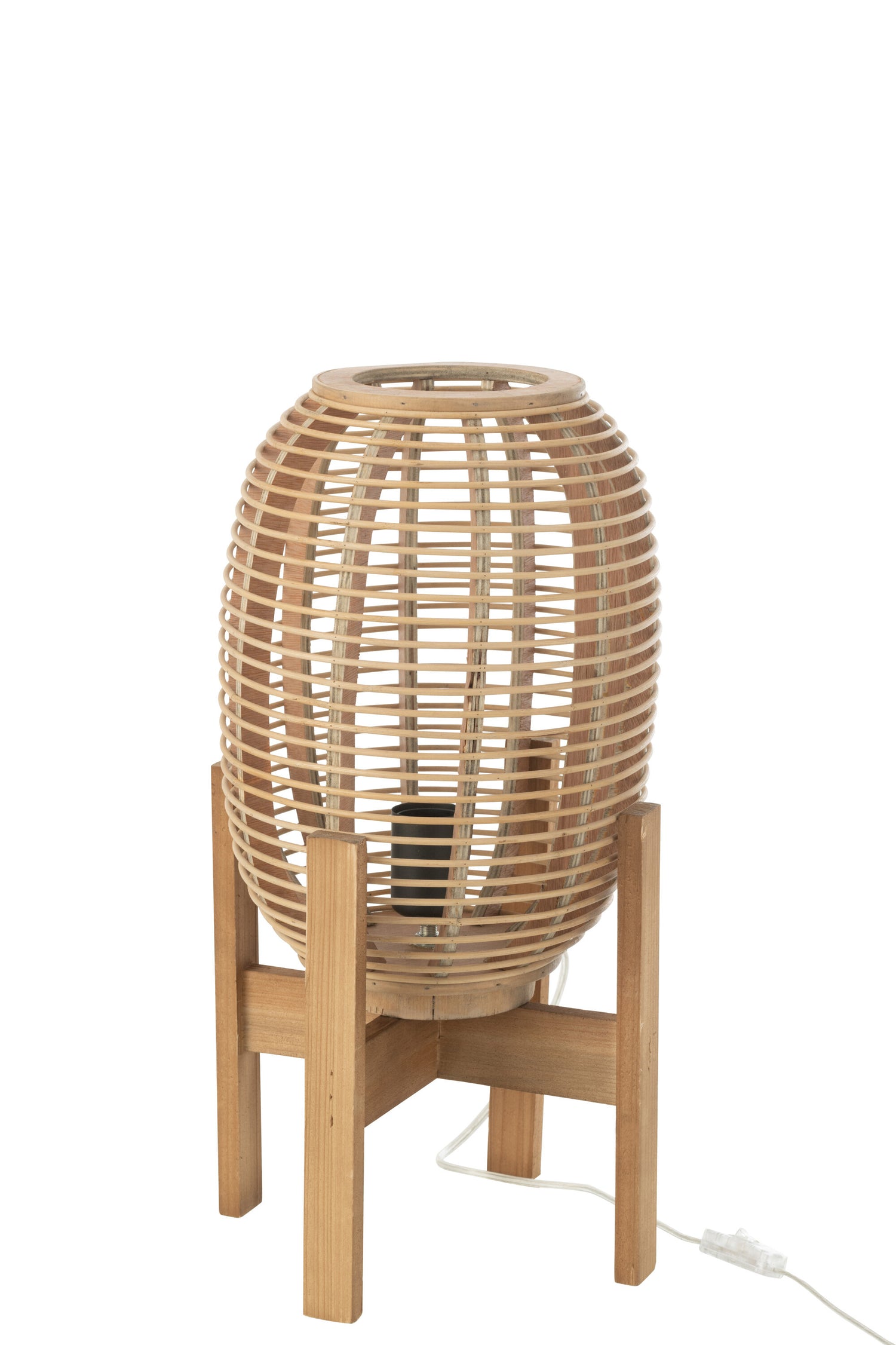J-Line Lampstatief Noa Wd/Bamb Nat S