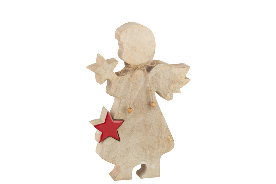 Engel Ster Mango Rood L