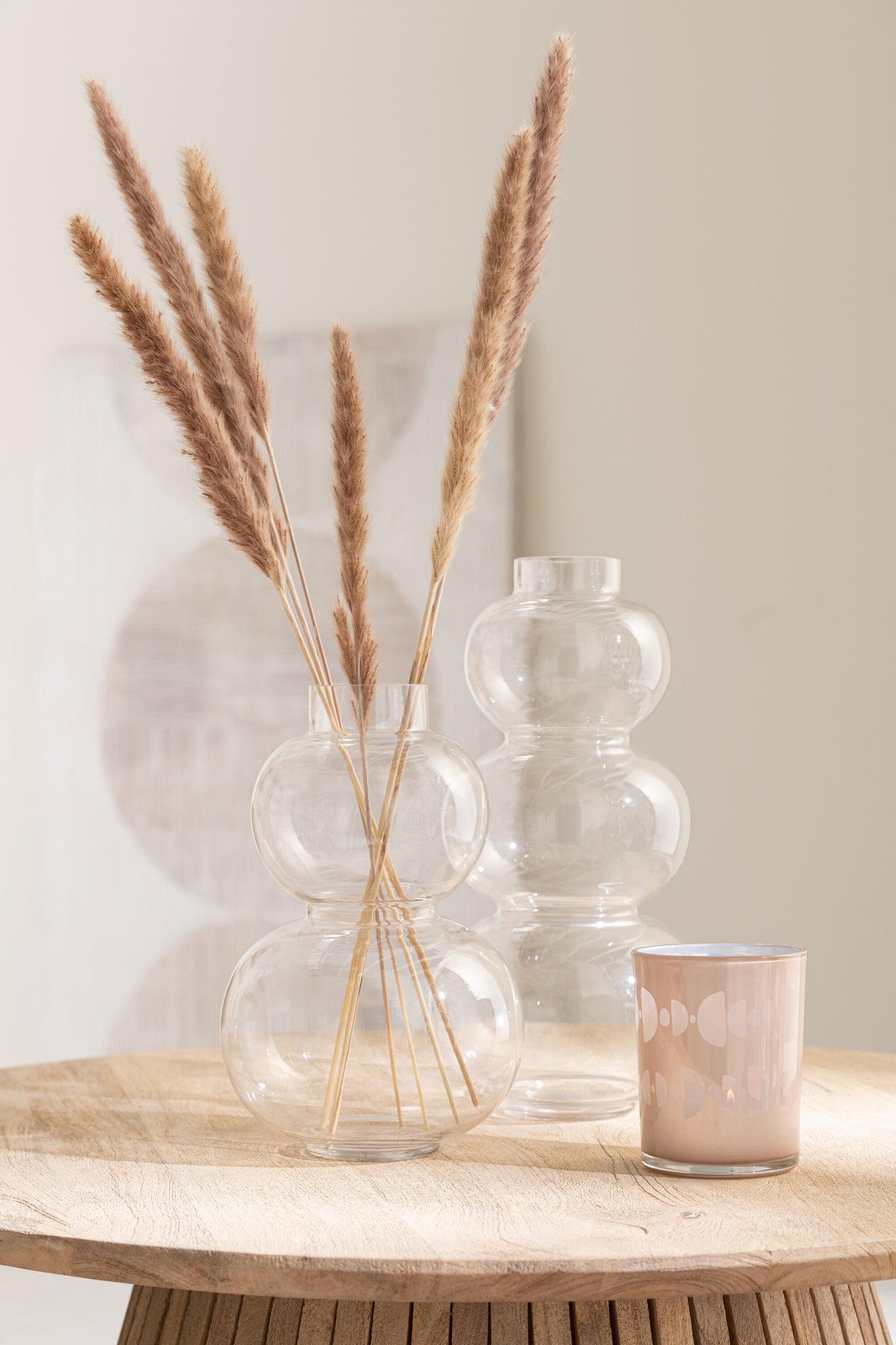 J-Line Bundel Pennisetum Gedroogd Gras Bruin