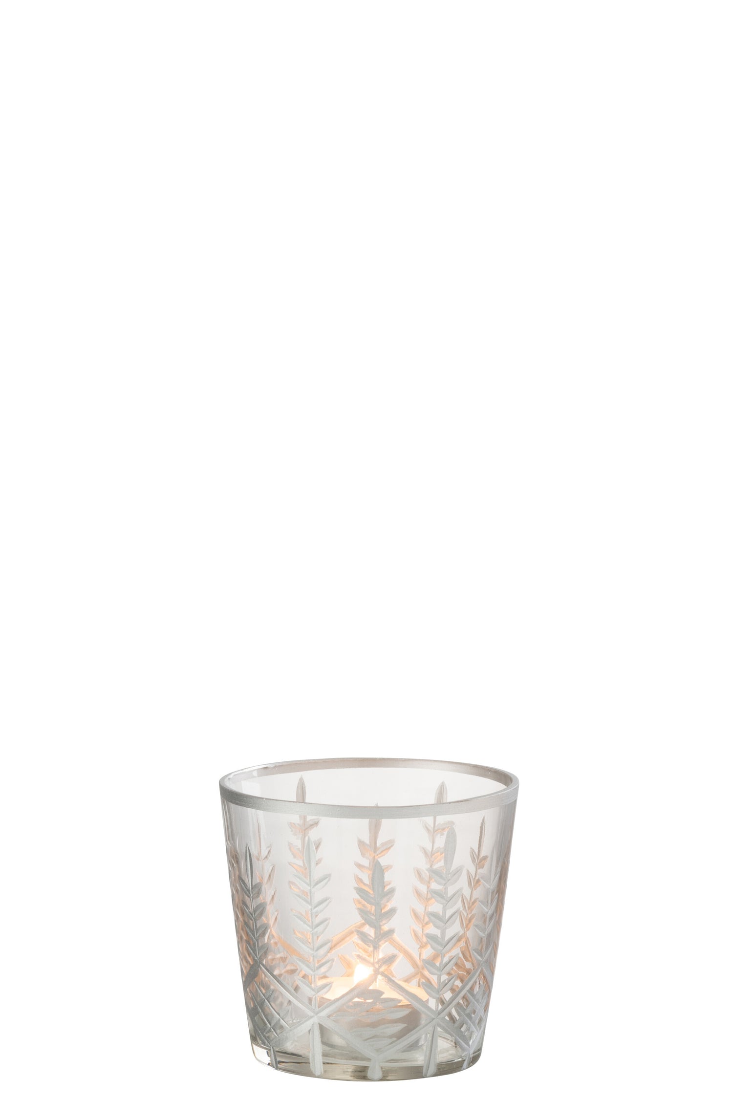 Orkaan Chloe Glas Transparant/Zilver Klein