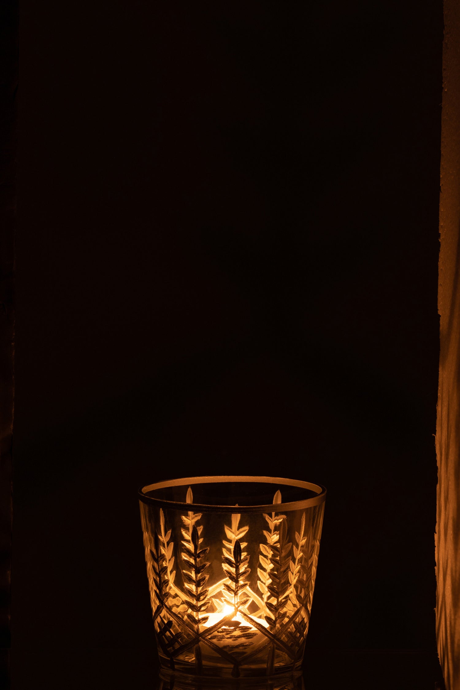 Orkaan Chloe Glas Transparant/Zilver Klein