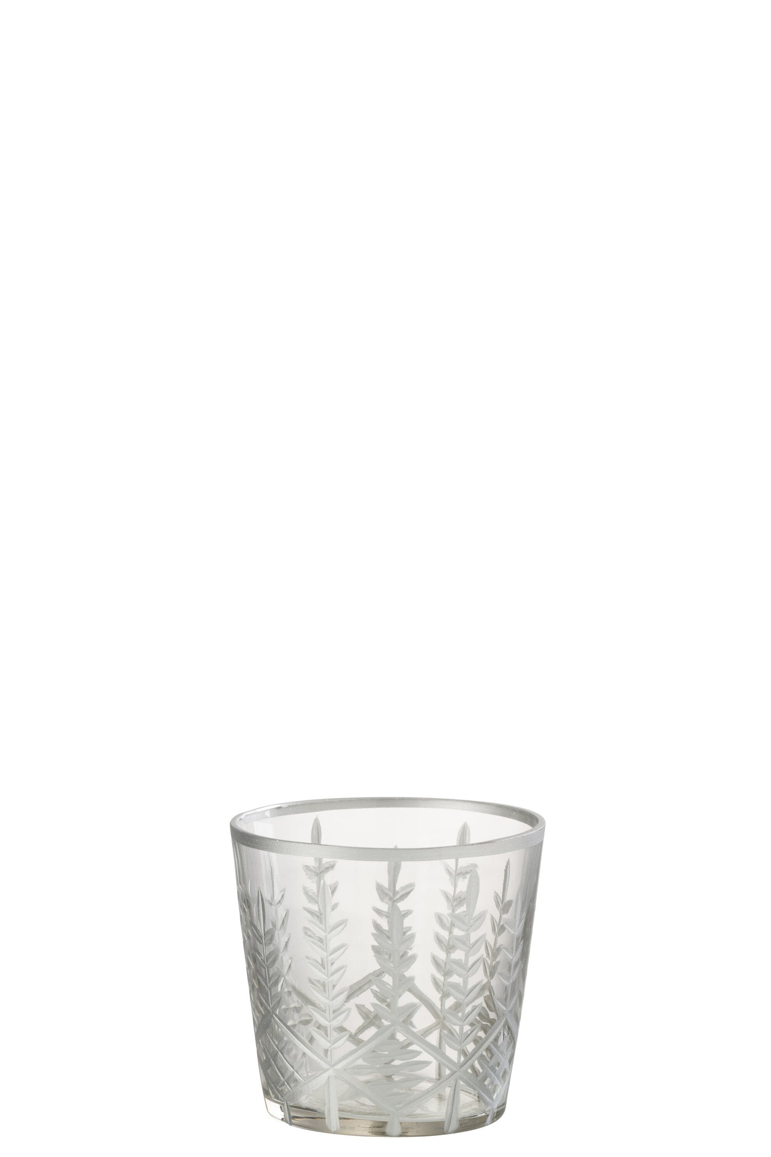 Orkaan Chloe Glas Transparant/Zilver Klein