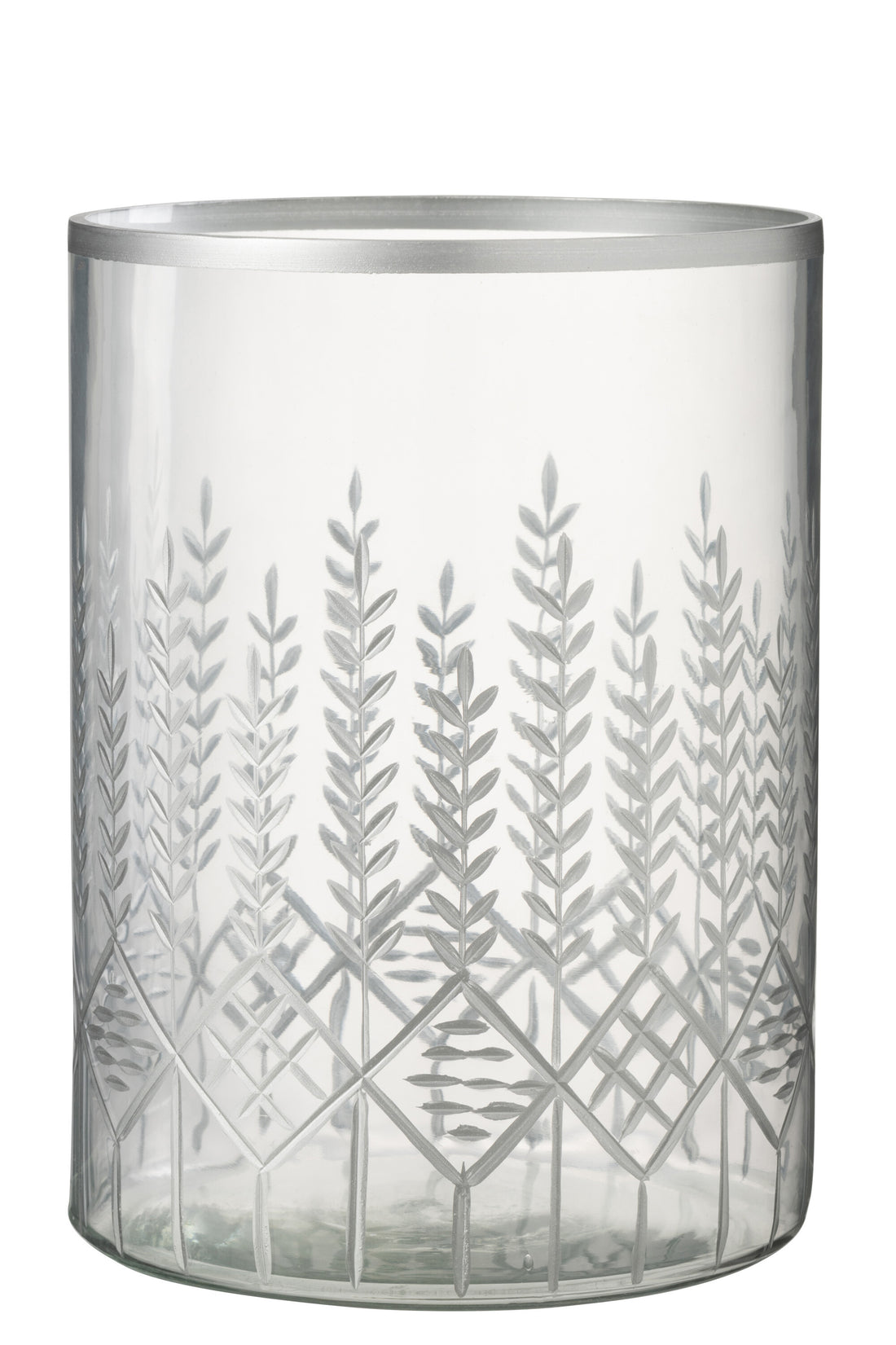 Orkaan Chloe Glas Transparant/Zilver Groot