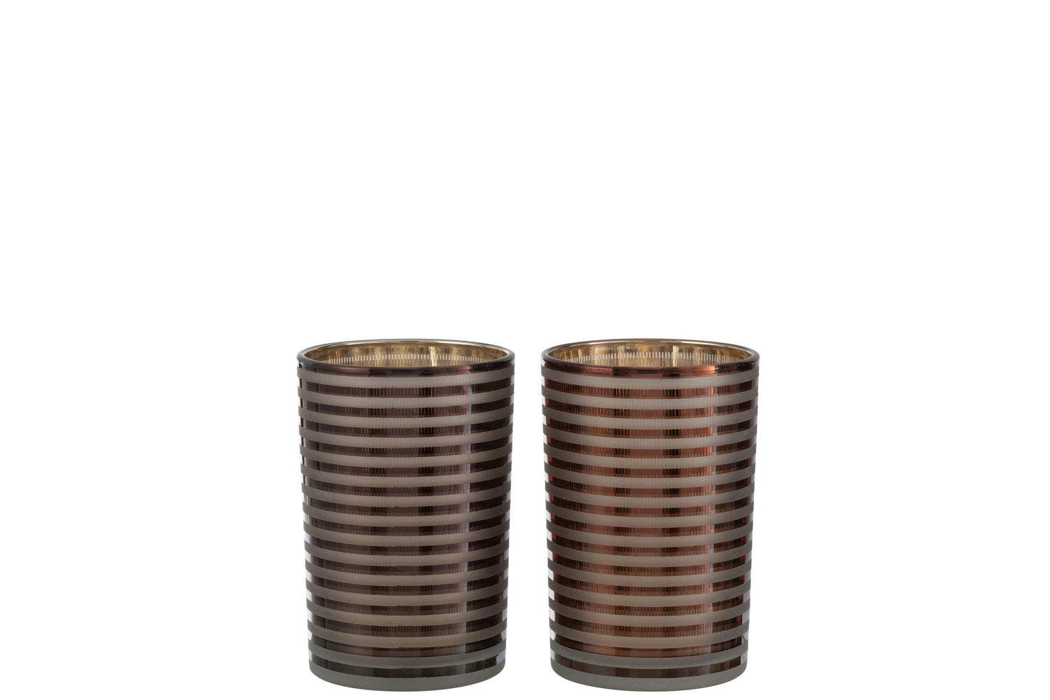 Orkaanstrepen Glas Br Medium