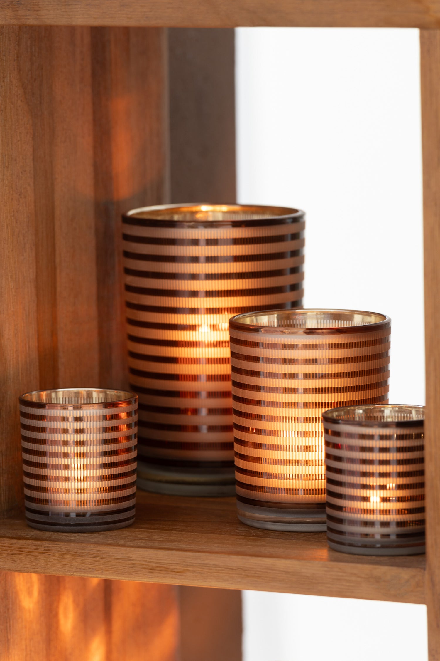 Orkaanstrepen Glas Br Groot