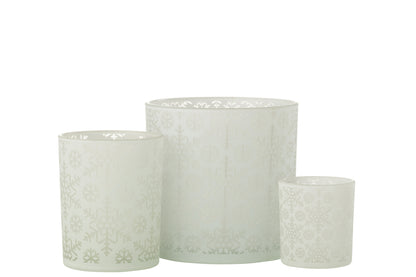 Orkaan Sneeuwglas Wit Groot