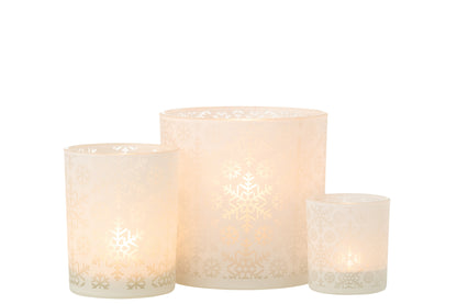 Orkaan Sneeuwglas Wit Groot