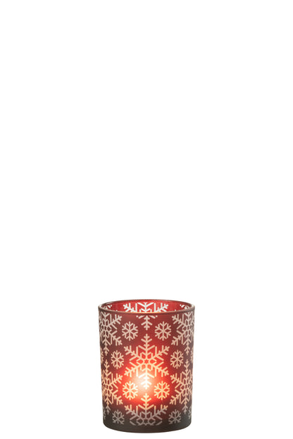 Orkaan Sneeuwglas Rood Klein