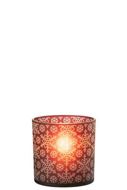 Orkaan Sneeuwglas Rood Groot