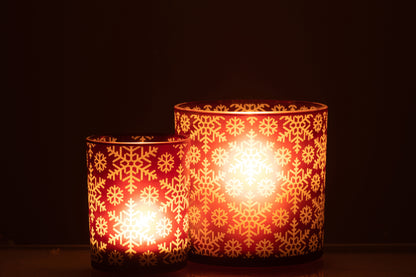 Orkaan Sneeuwglas Rood Groot