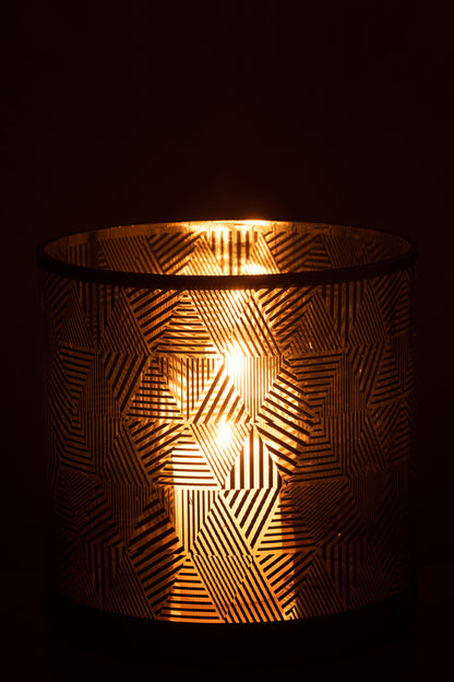 Orkaan Driehoeken Strepen Glas Br Groot