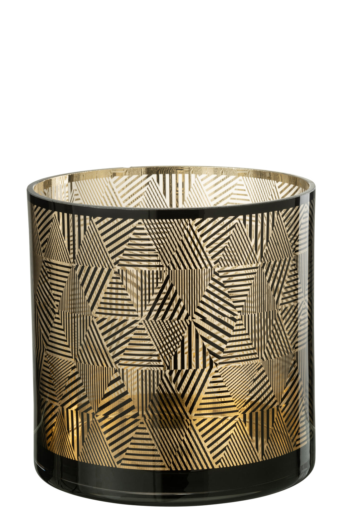 Orkaan Driehoeken Strepen Glas Br Groot