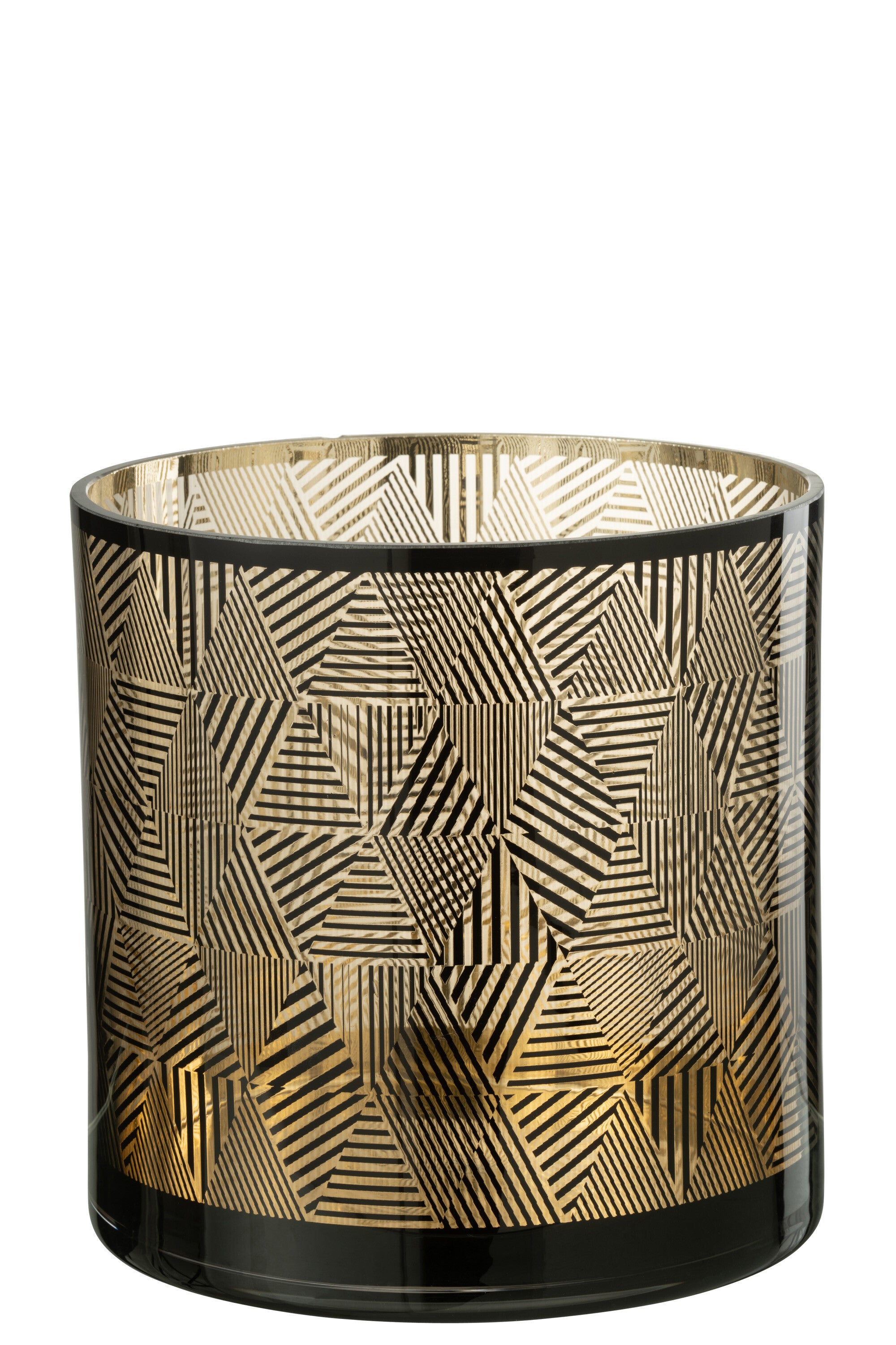 Orkaan Driehoeken Strepen Glas Br Groot