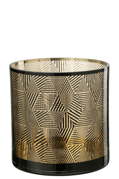 Orkaan Driehoeken Strepen Glas Br Groot