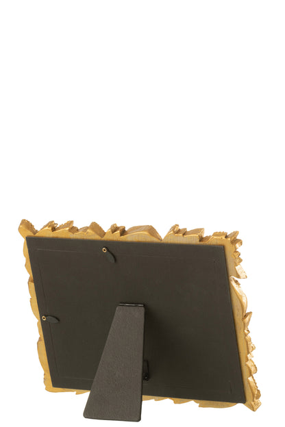 J-Line fotolijst - fotokader Bladeren - kunststof - goud