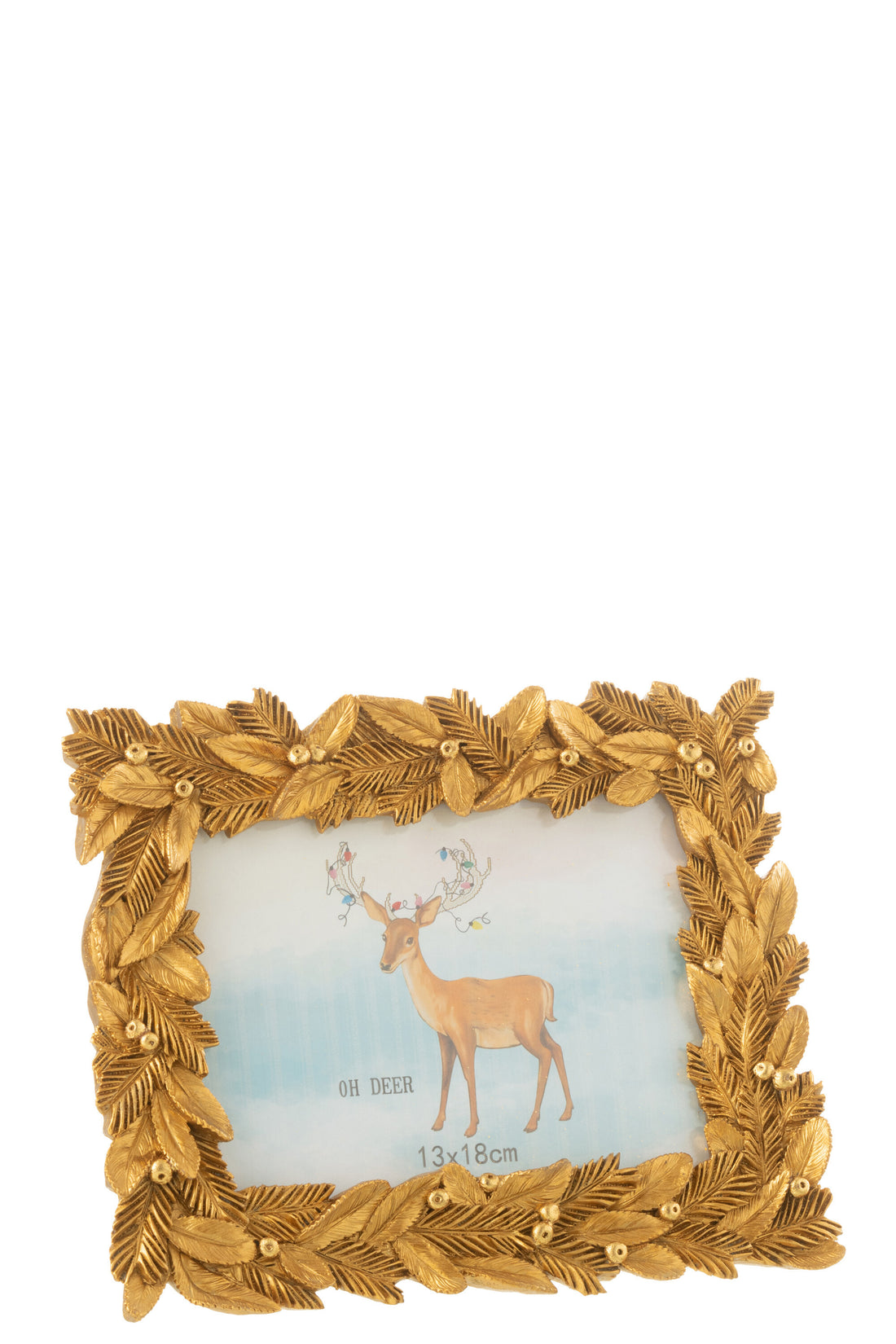 J-Line fotolijst - fotokader Bladeren - kunststof - goud