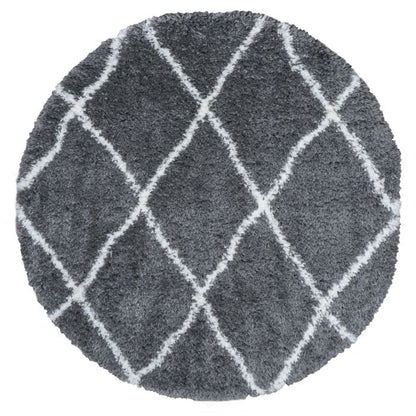 Vloerkleed Jeffie Grey Rond ø200 cm