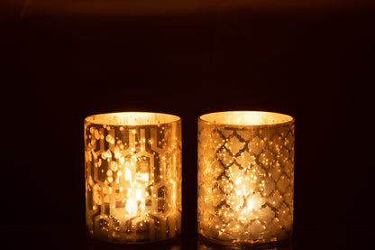 Hurricane Glas Zilver Klein Assortiment Van 2