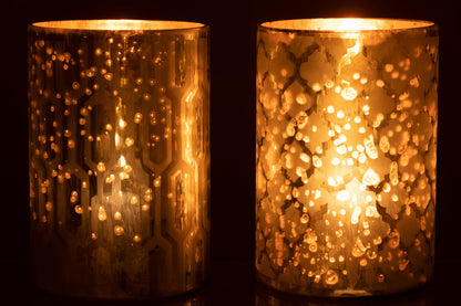 Hurricane Glas Zilver Groot Assortiment Van 2