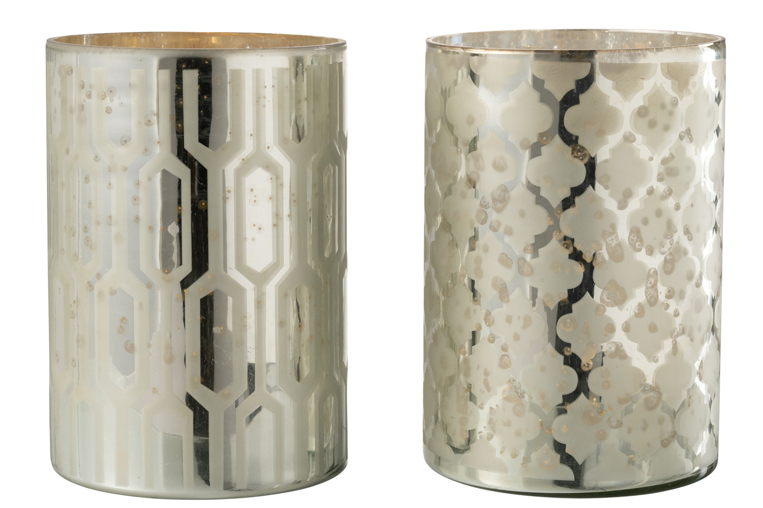 Hurricane Glas Zilver Groot Assortiment Van 2