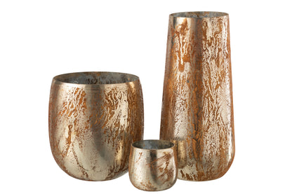 Hurricane Glas Bruin/Goud Groot