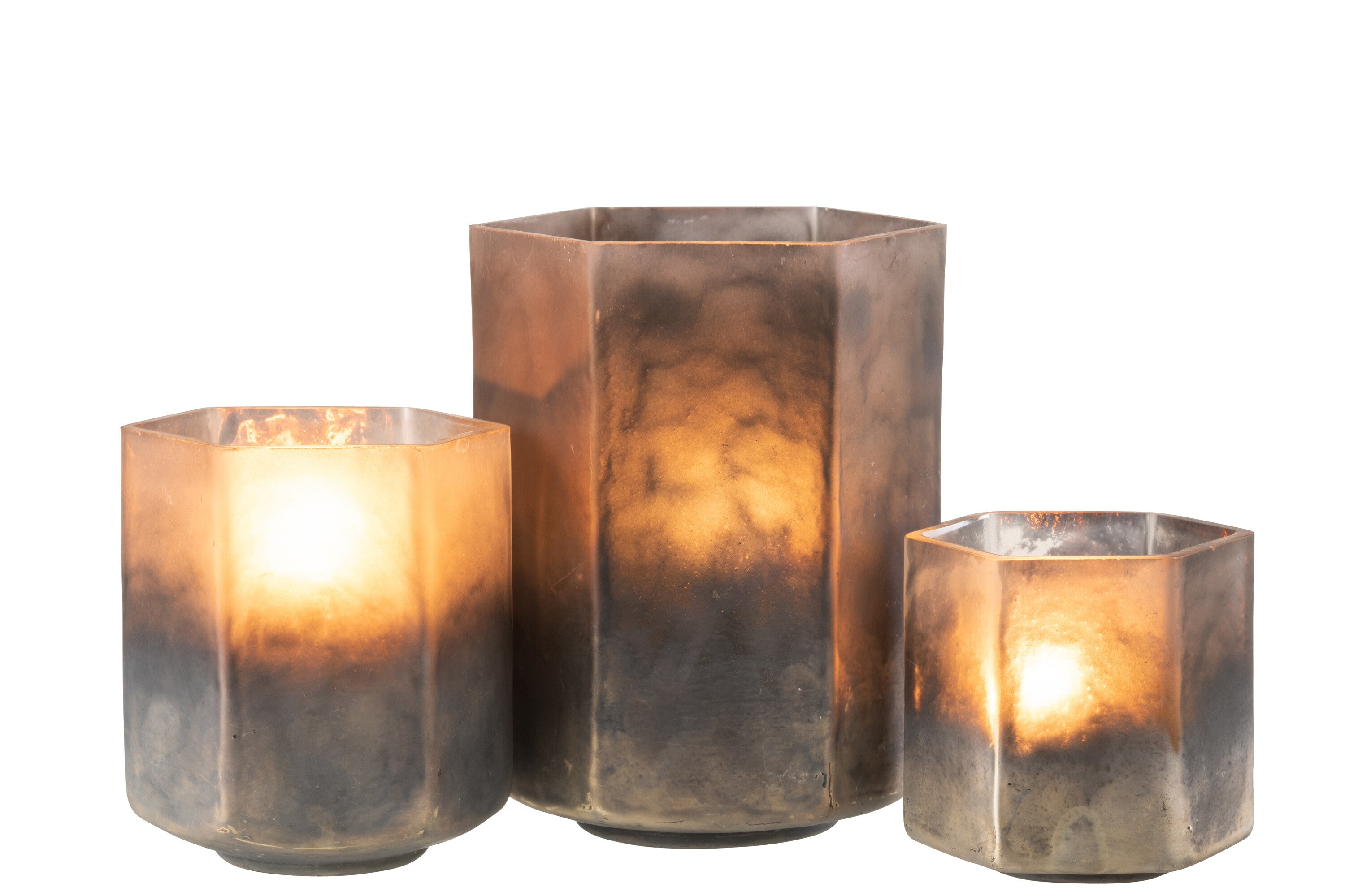 Orkaan Hexagoon Grijs Groot