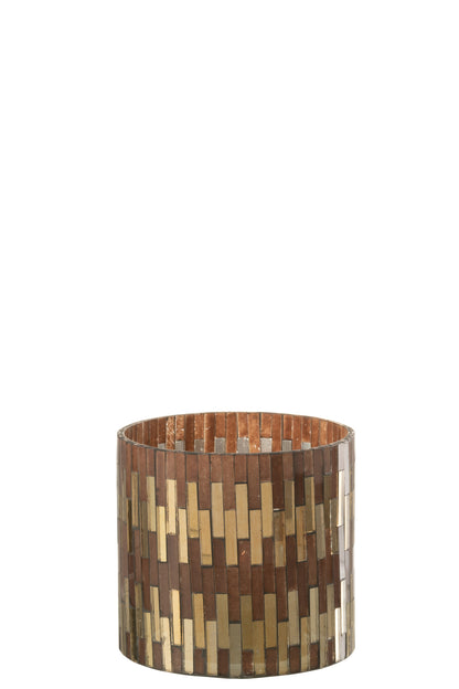 Orkaan Chic Glas Bruin/Goud Medium