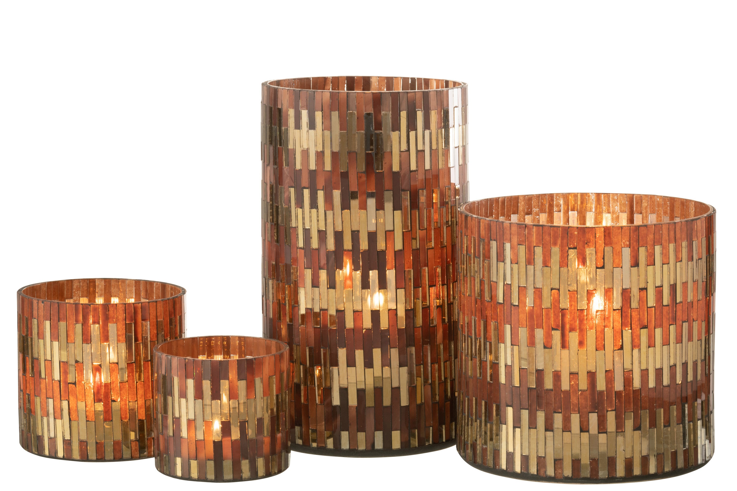 Orkaan Chic Glas Bruin/Goud Groot