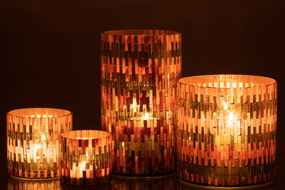 Orkaan Chic Glas Bruin/Goud Groot