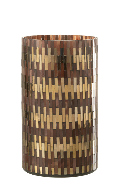 Orkaan Chic Glas Bruin/Goud Extra Groot