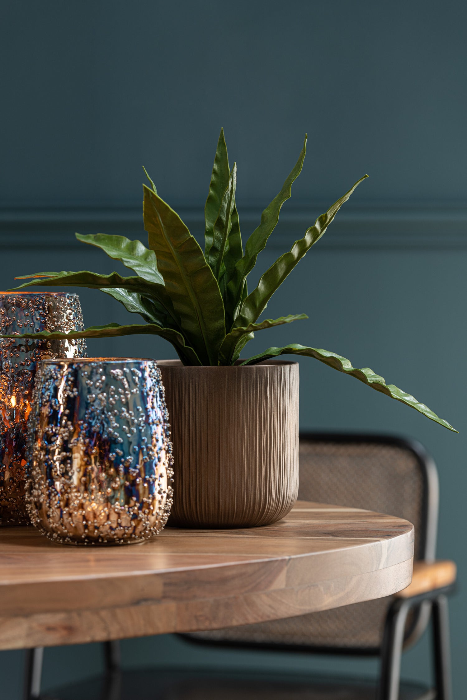 Orkaan Lise Glas Bruin/Goud Medium