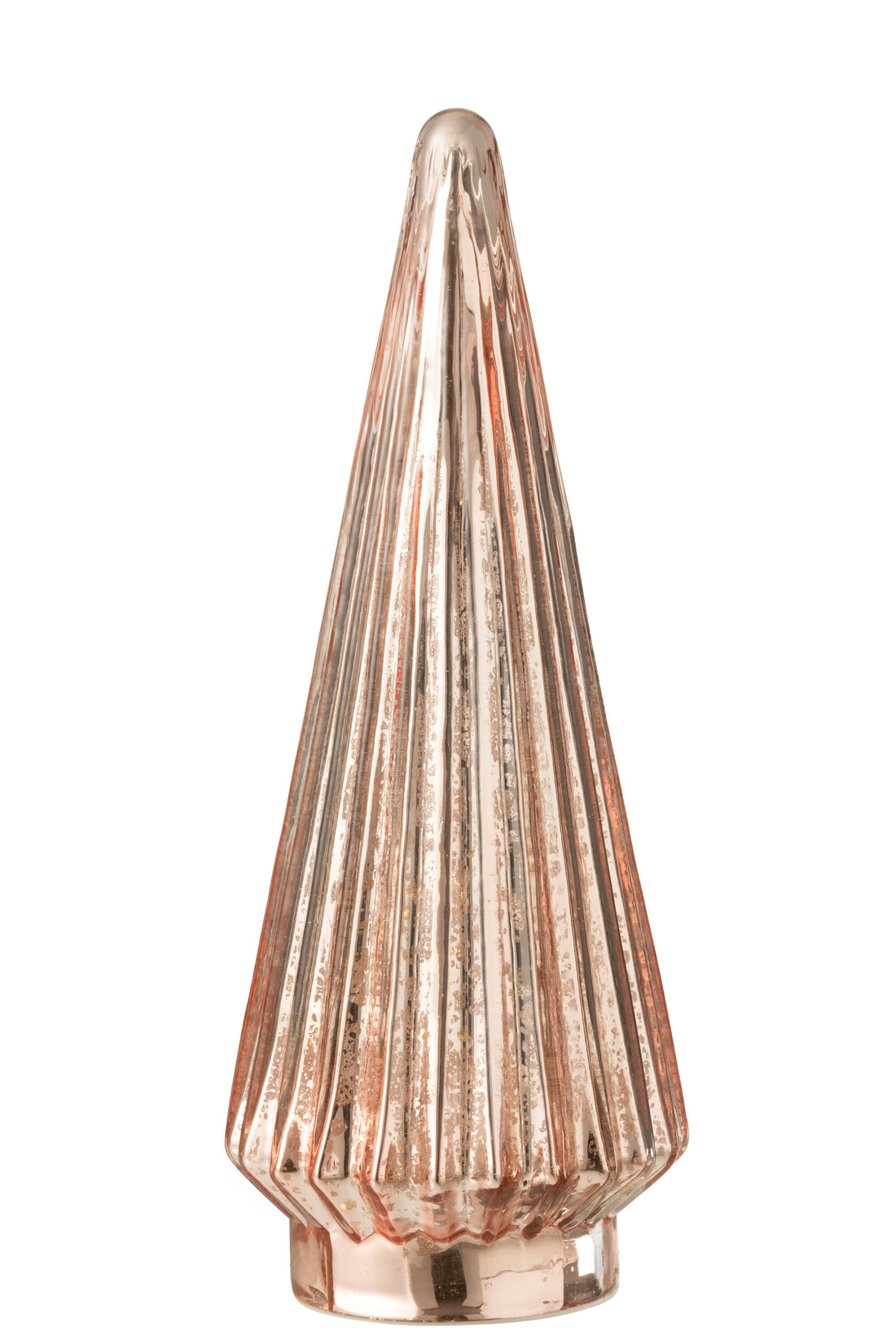 J-Line Kerstboom Led Glas Roze Large