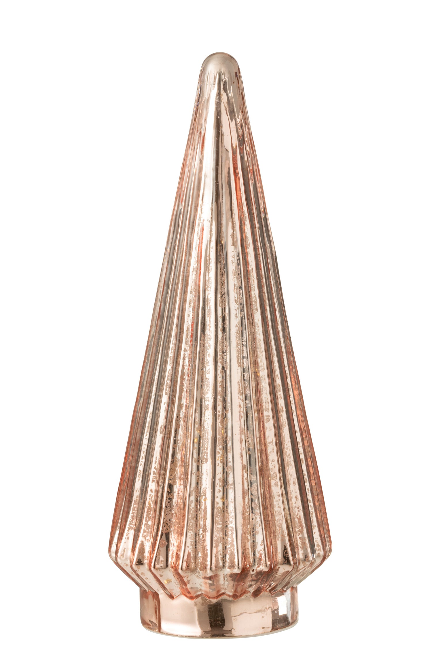 J-Line Kerstboom Led Glas Roze Large