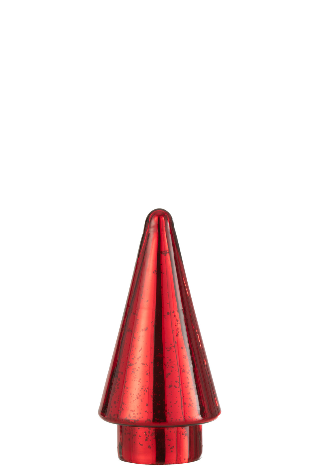 J-Line Kerstboom - glas - rood - small