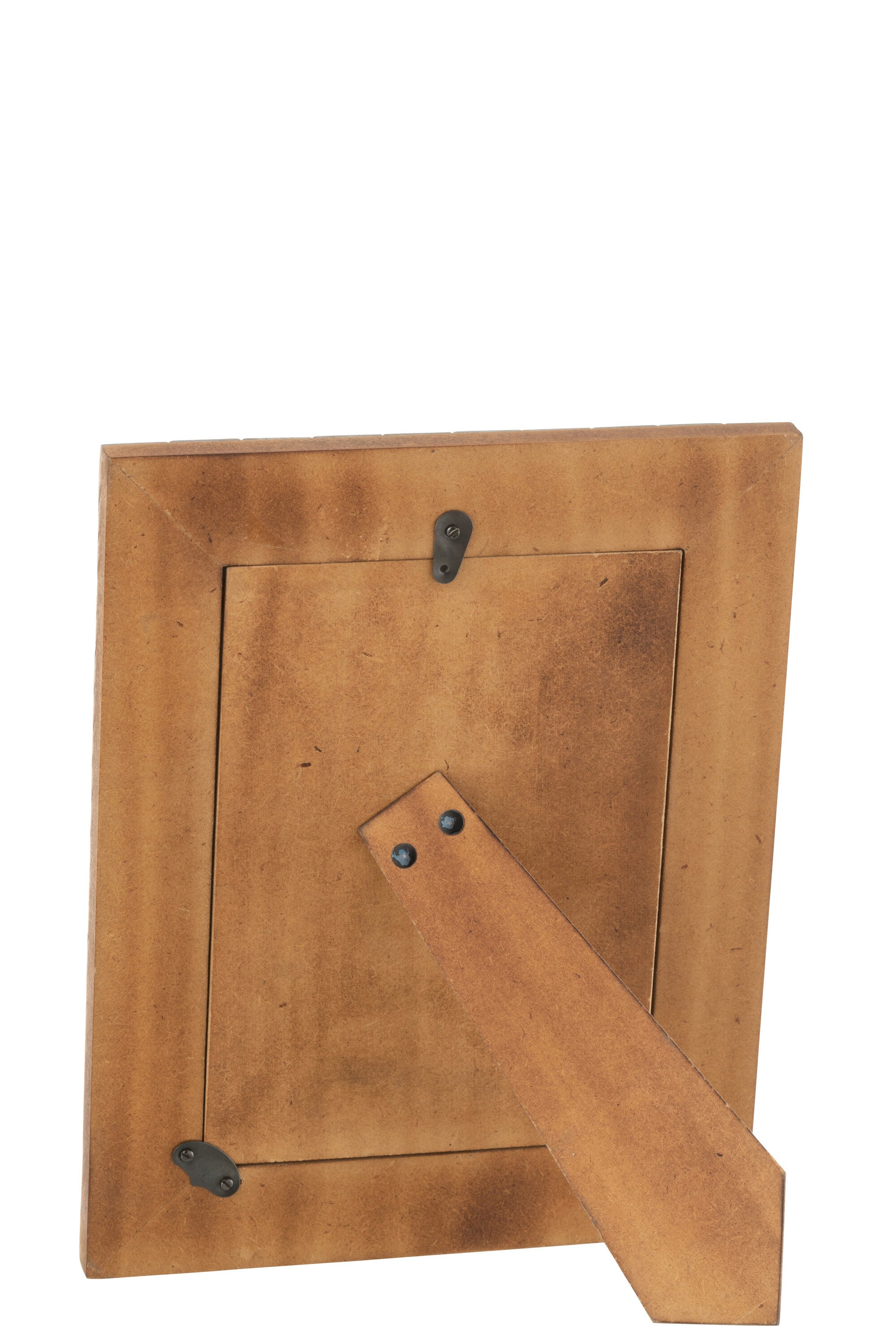 J-Line Fotokader Patroon Vierkant 13X18 Hout/Hoorn Grijs L 19X24cm