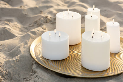 Kaars Led 3 Vlammen Wit Middelgroot