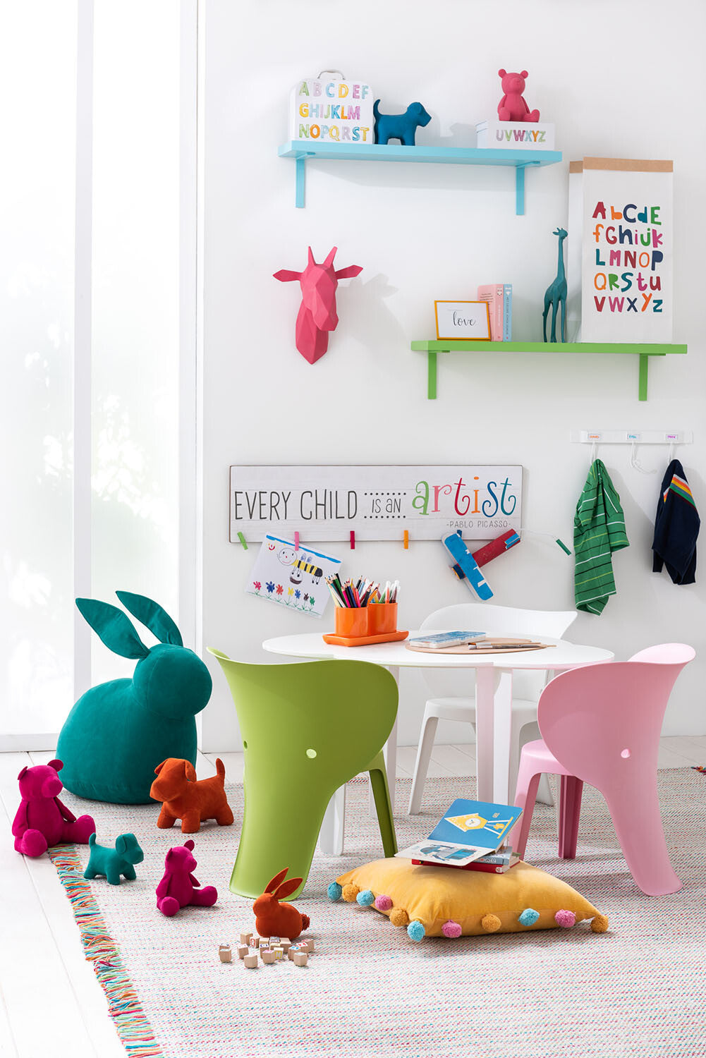 J-Line Hond Deco Mat Fluweel Oranje Small