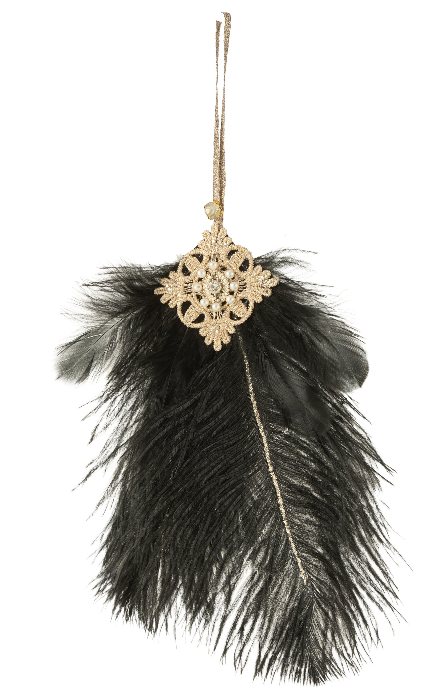 J-Line hanger - veren - zwart