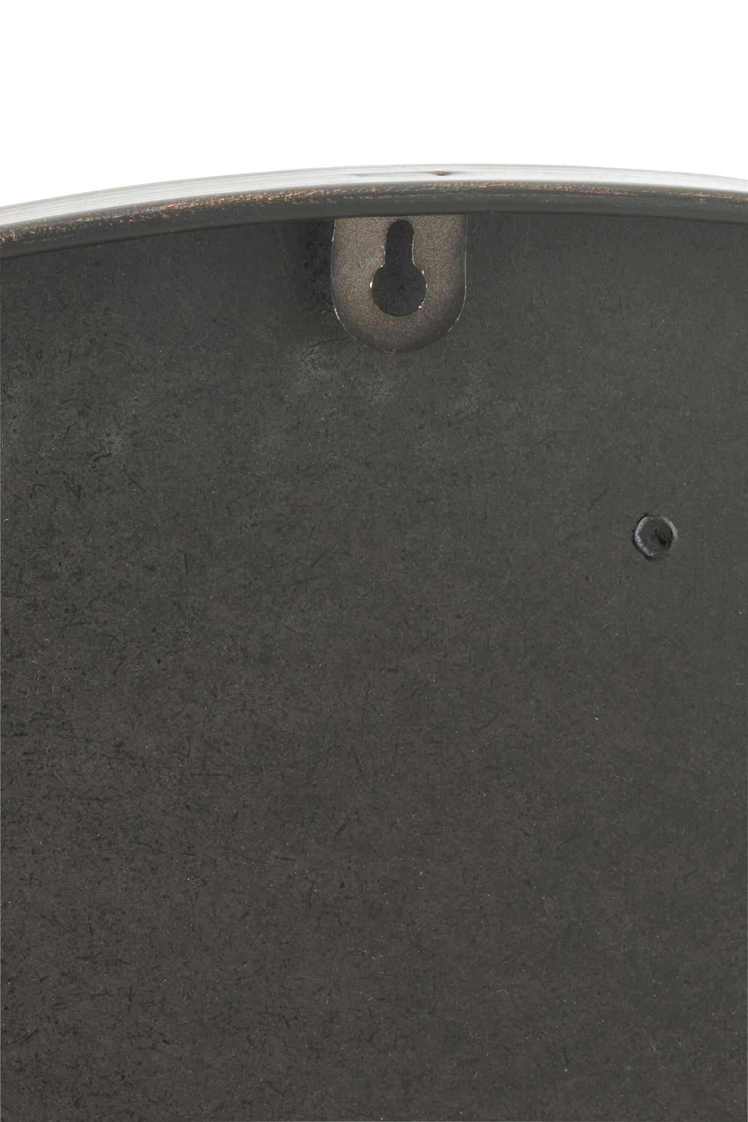 Klok Ronde Romeinse Cijfers Tandwielen Metaal Zwart Groot