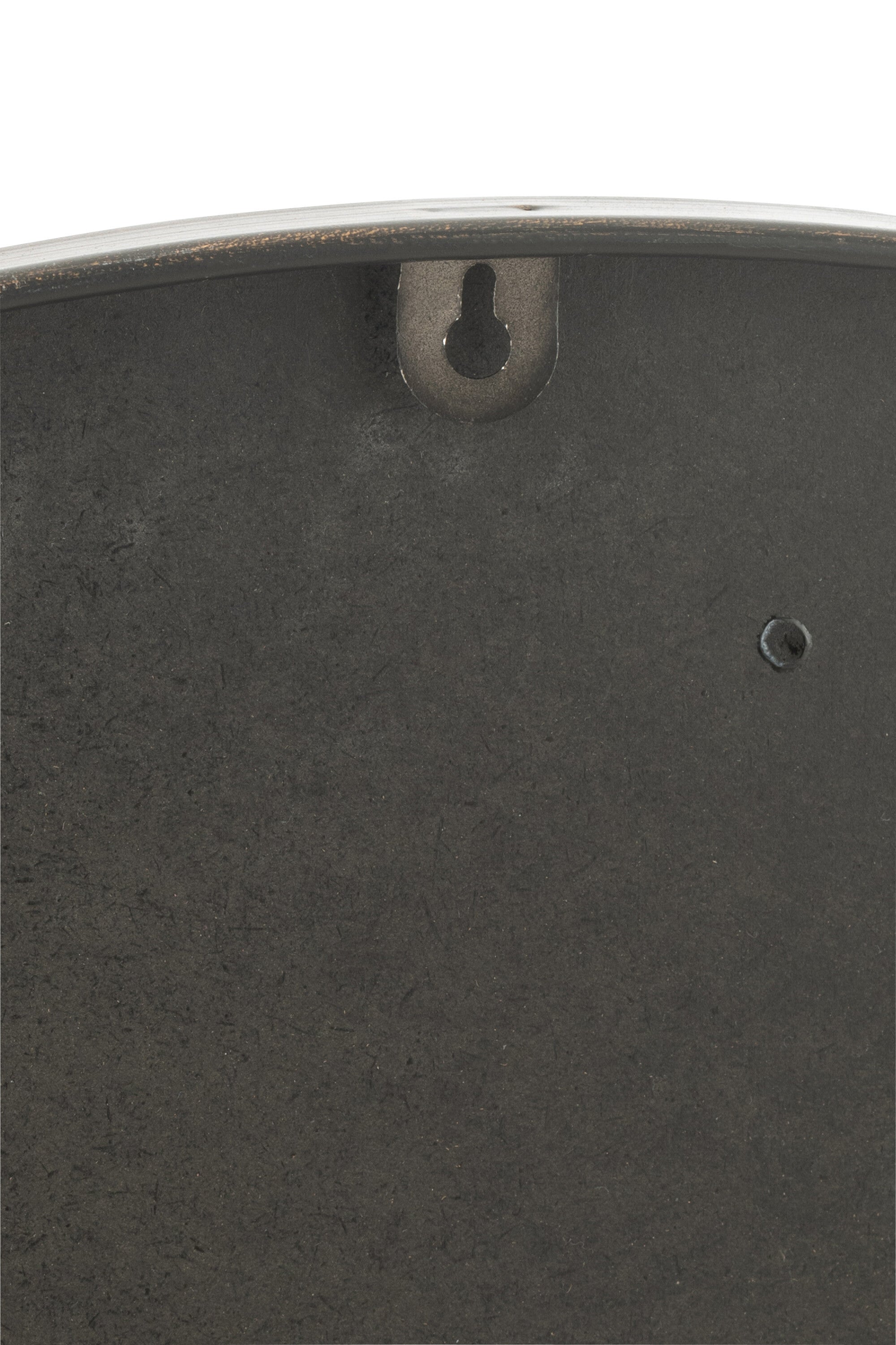 Klok Ronde Romeinse Cijfers Tandwielen Metaal Zwart Groot