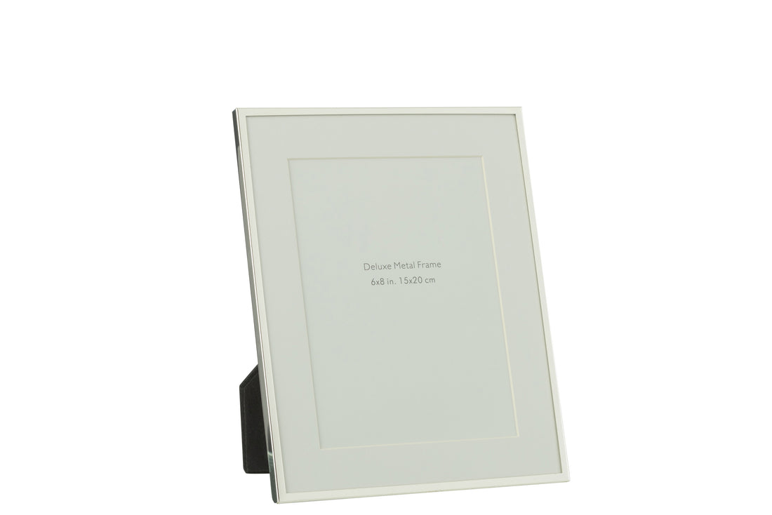 J-Line fotokader - metaal - zilver - large - 2 stuks