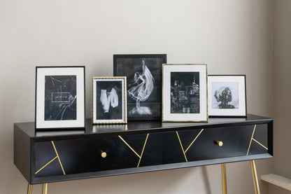 Fotolijst Passe-Partout Fijne Rand 15X20 Metaal Zwart Groot