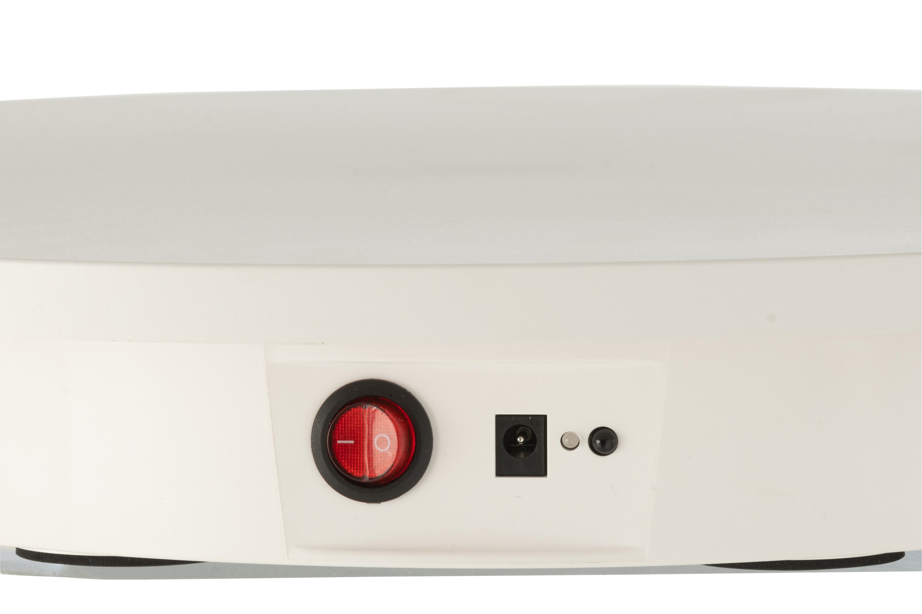 Draaibare basis rond 100 kg plastic wit klein