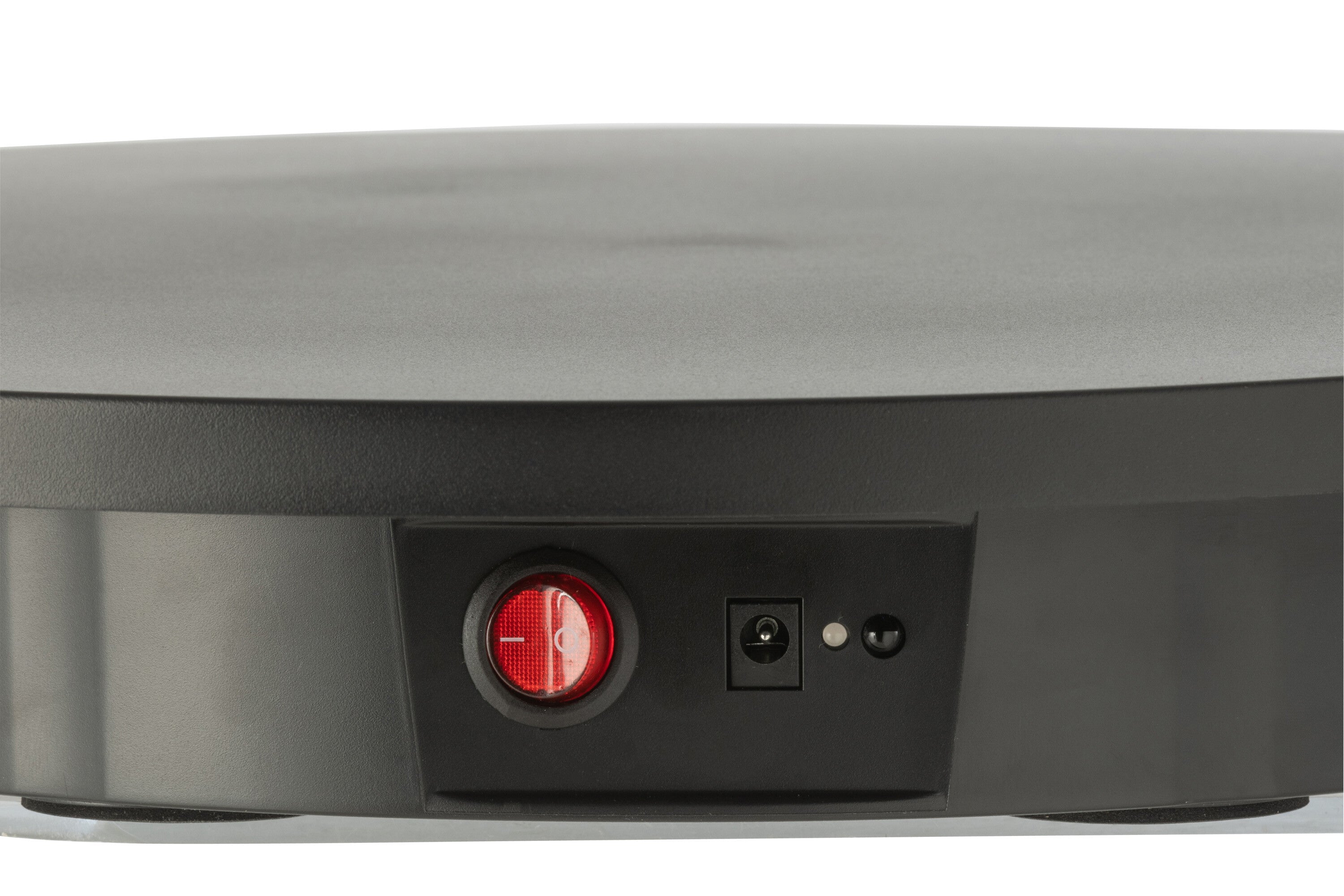 Draaibare basis rond 100 kg plastic zwart klein