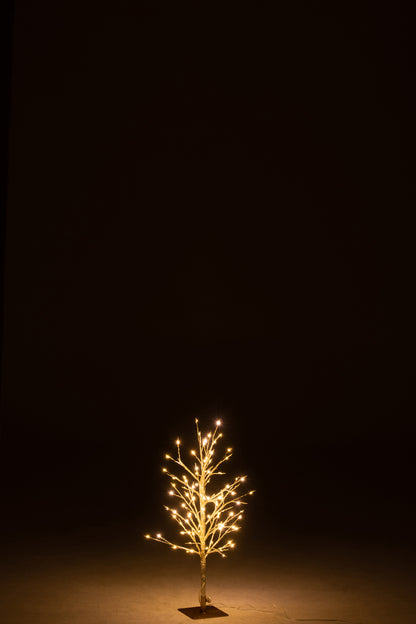 J-Line Kale Boom+Led Metaal Goud Small
