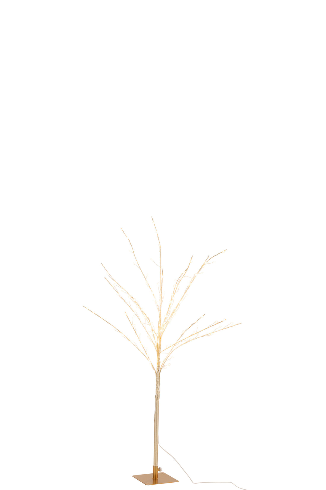 J-Line Kale Boom+Led Metaal Goud Medium