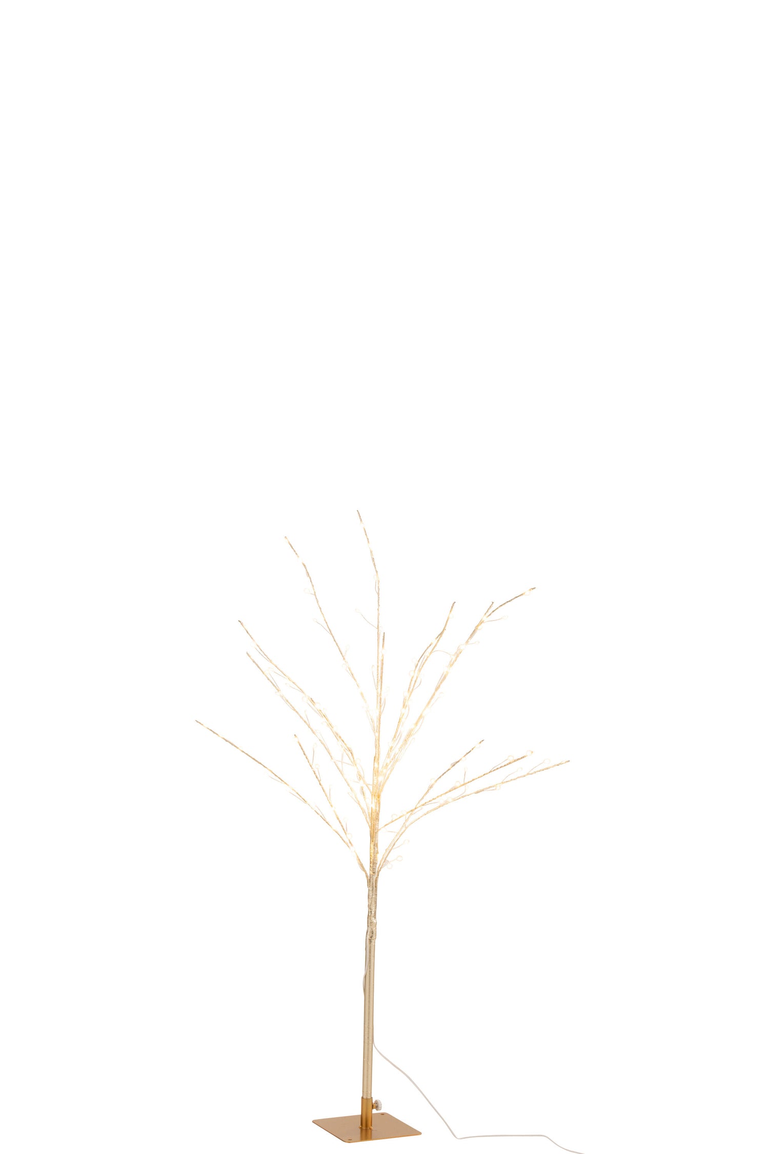 J-Line Kale Boom+Led Metaal Goud Medium